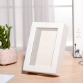 high quality Light wood color country style beautiful shadow box photo picture frame for room decorative